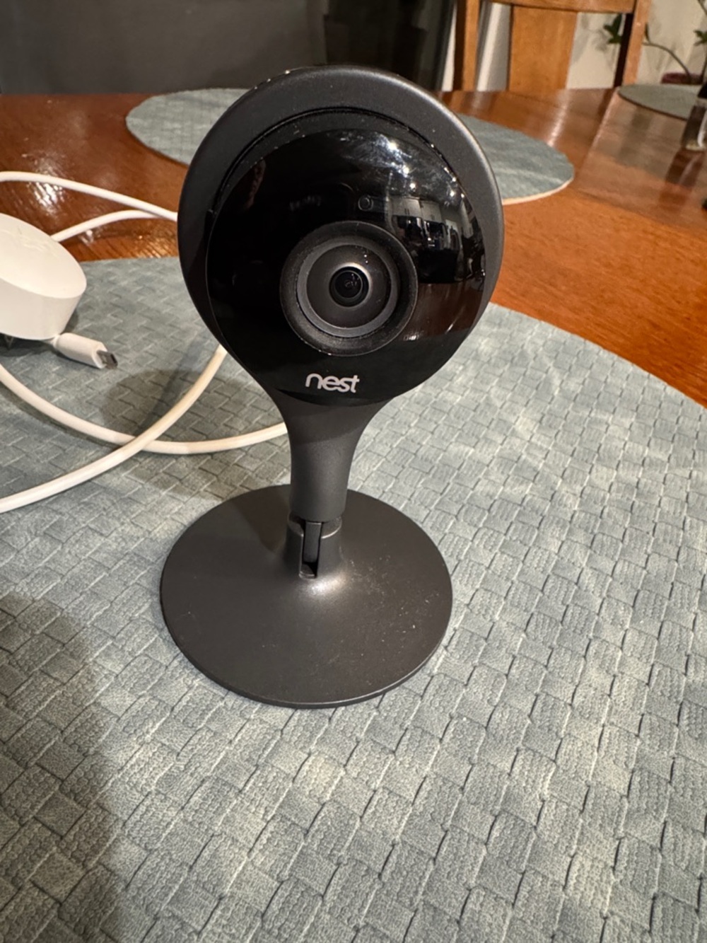Nest Indoor Wi‑Fi Camera in Black — Smart Home Monitoring